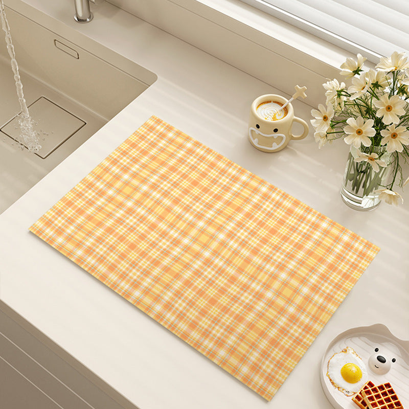 Plaid Kitchen Table Mat