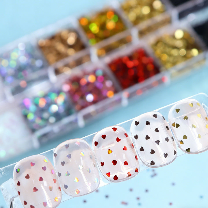 Nail Art Glitter and Decoration Kit