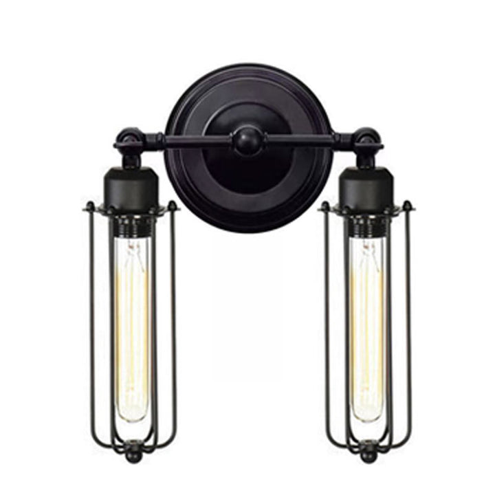 Industrial Style Double-Bulb Wall Light