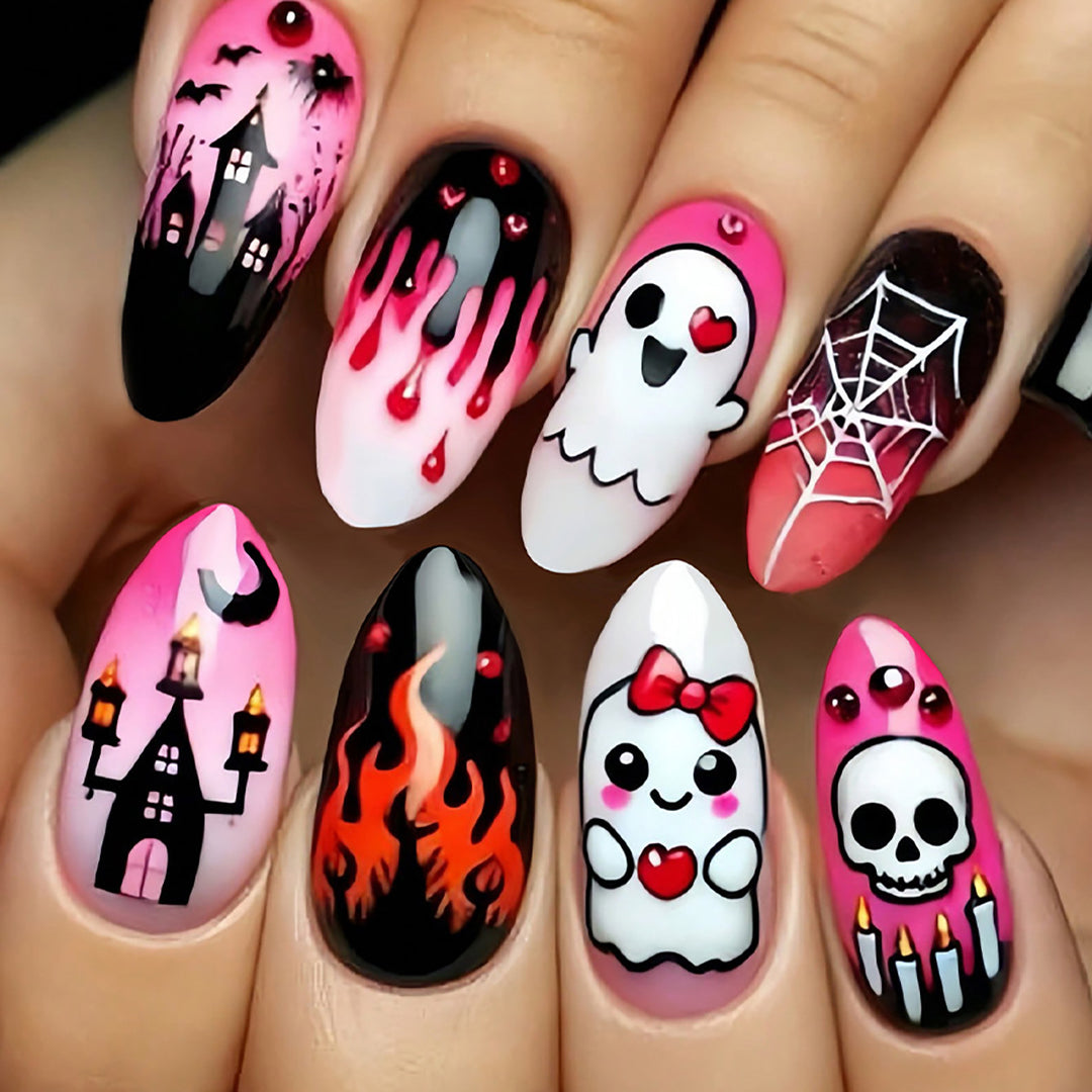Thematic Halloween Nail Art Set
