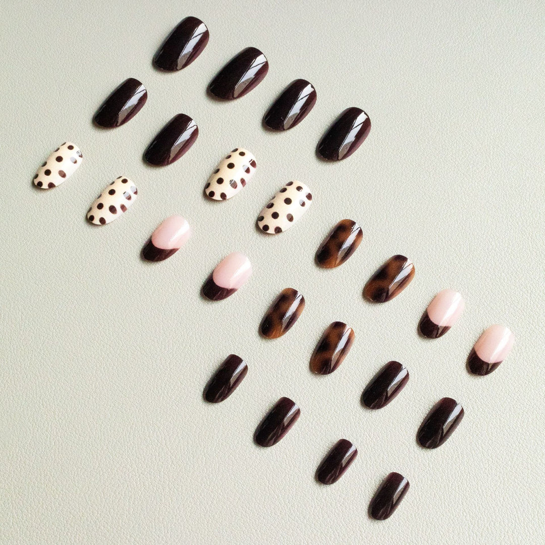 Trendy Multi-Patterned Nail Art Set