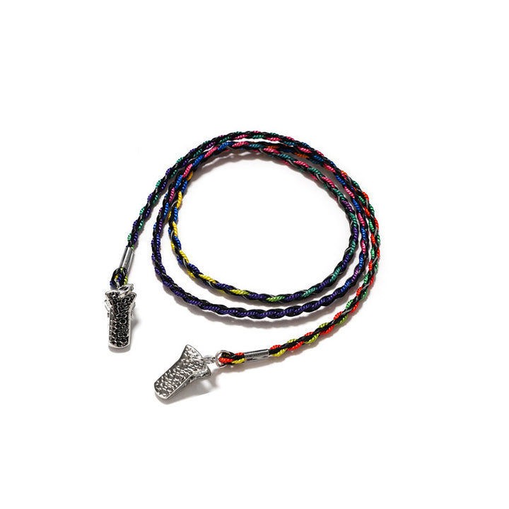 Braided Leather Eyewear Strap kalsten