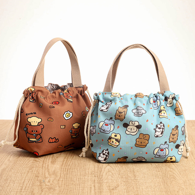 Drawstring Cat-Themed Storage Bag Kalsten
