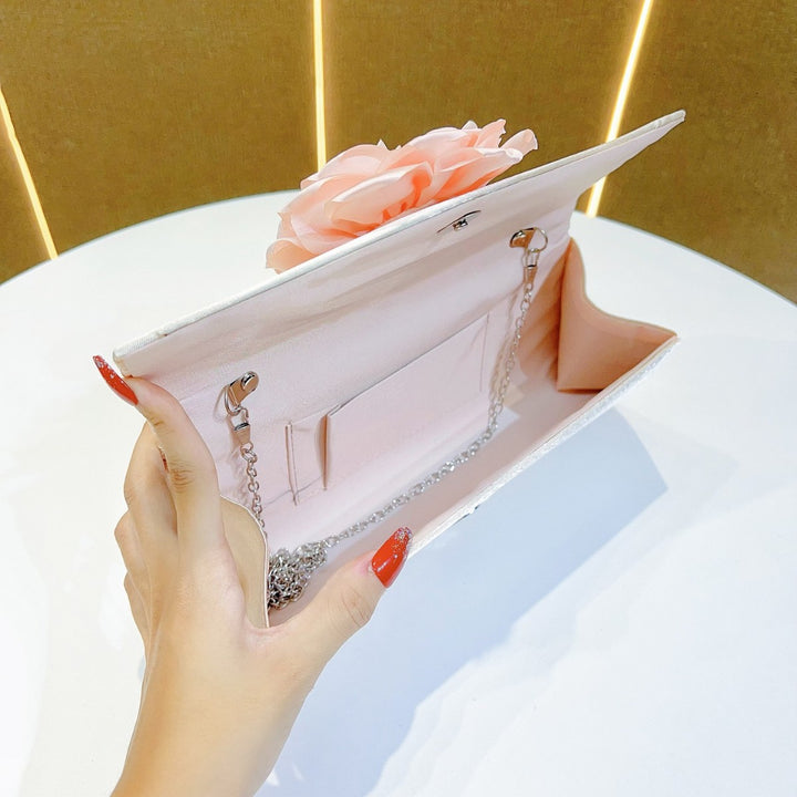 Floral Embellished Evening Clutch