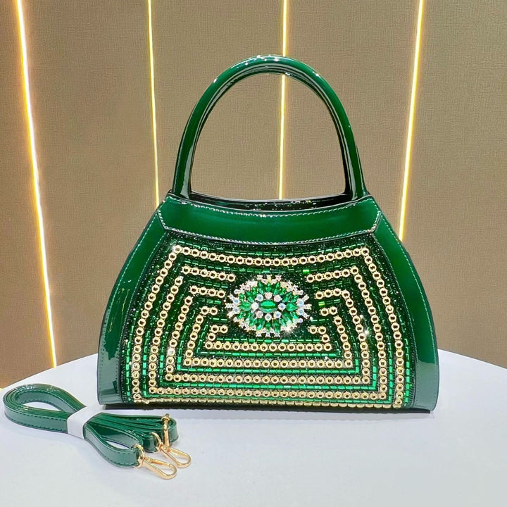 Embellished Padded Evening Handbag