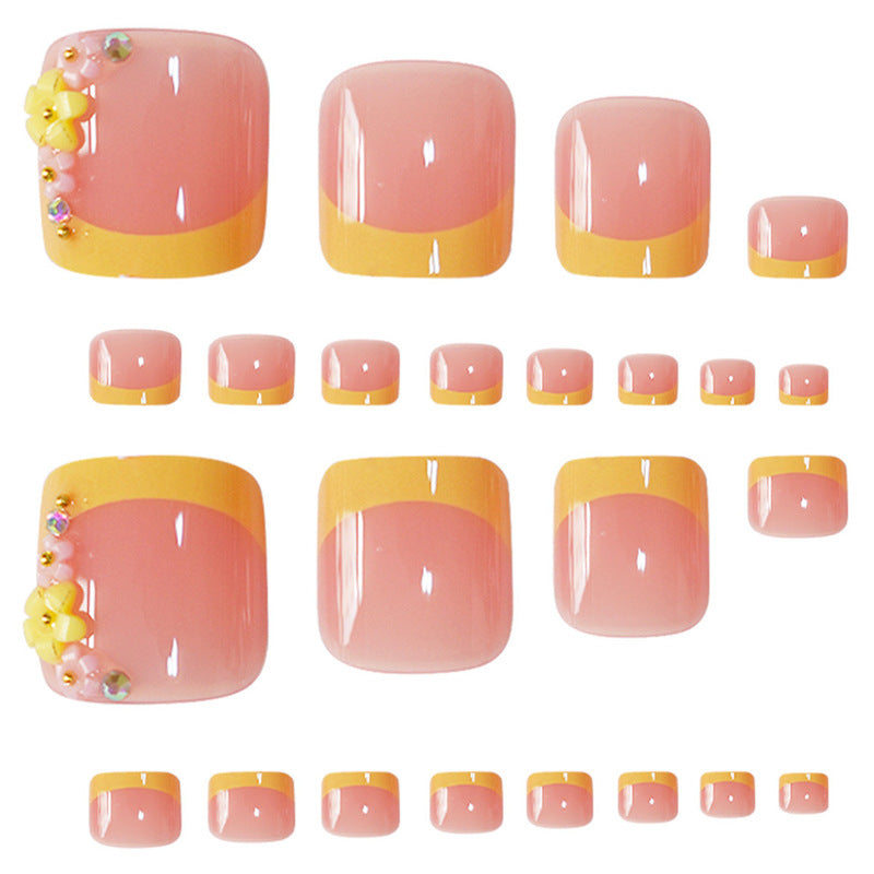 Decorative Press-On Toe Nails Kalsten
