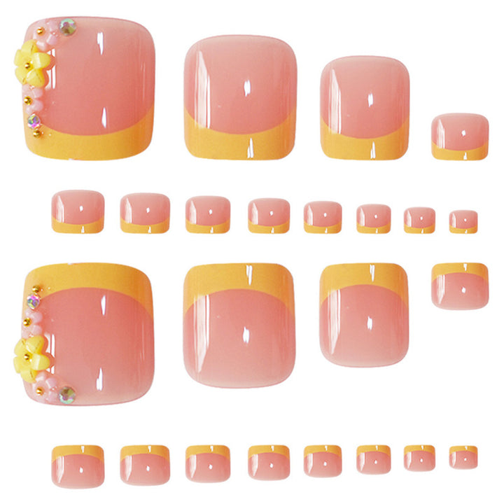 Decorative Press-On Toe Nails Kalsten