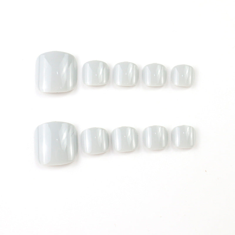 Glossy Press-On Toenail Set Kalsten