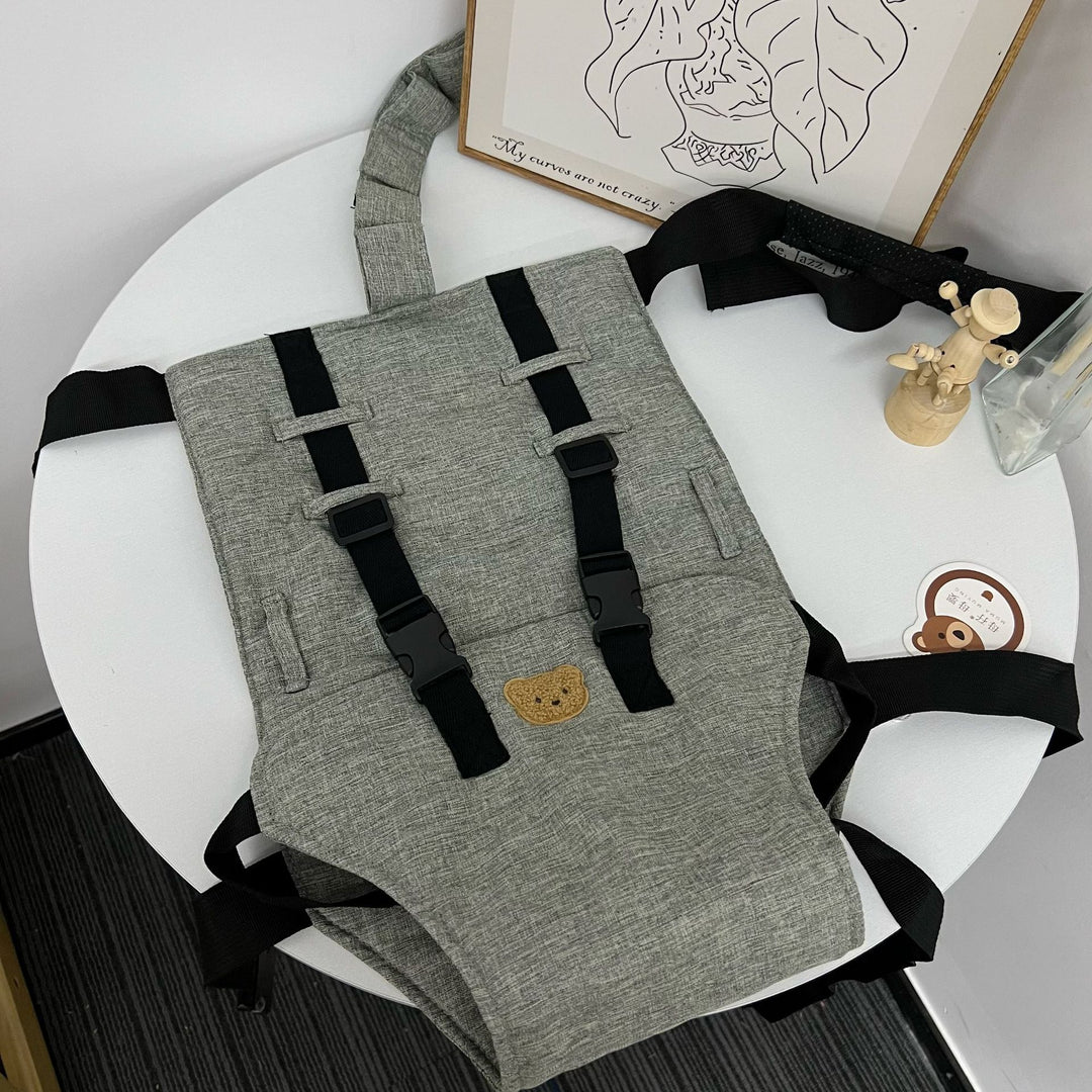 Portable Padded High Chair Booster Seat Cover with Five-Point Safety Straps