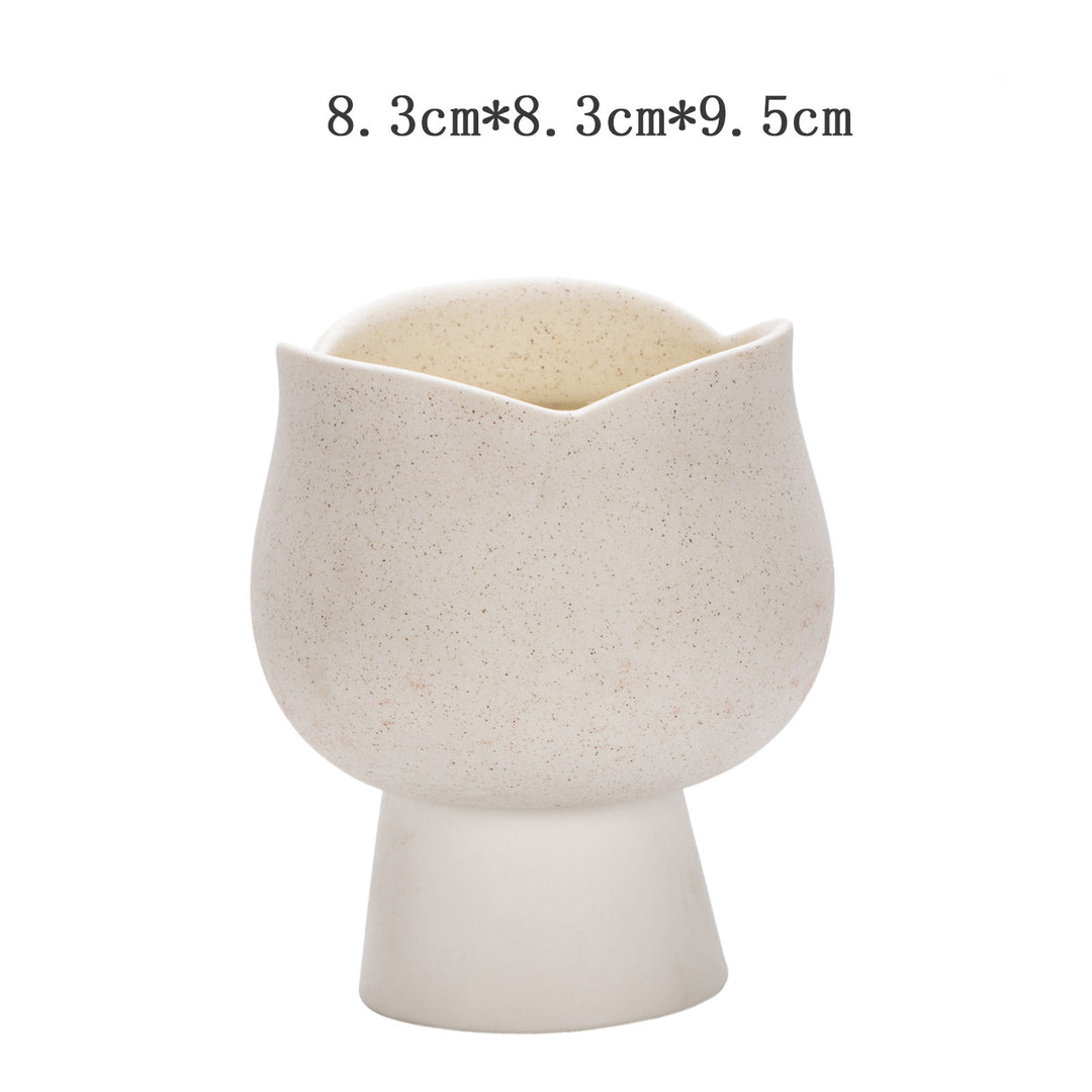 Rustic Ceramic Planter Kalsten