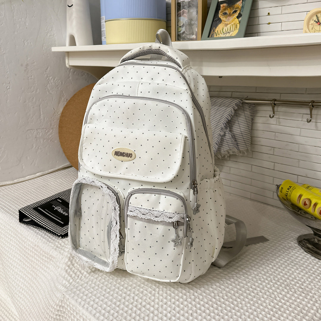 Stylish Multi-Pocket Patterned Backpack Kalsten