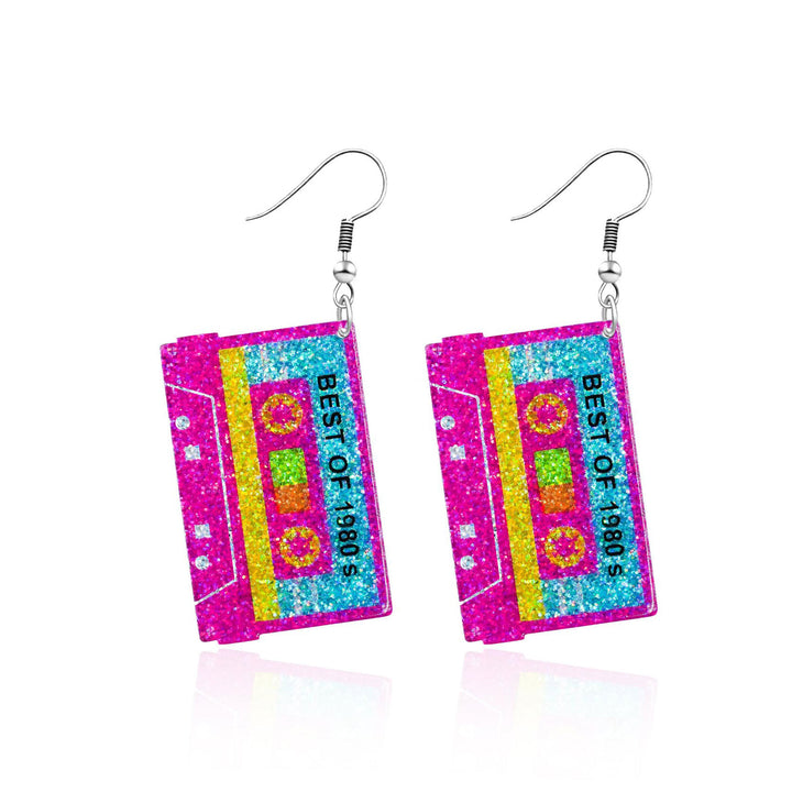 Nostalgic Cassette Tape Earrings Kalsten