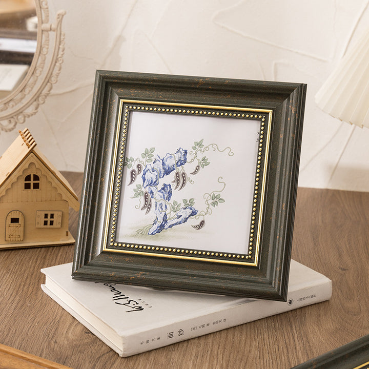 Ornate Vintage Botanical Artwork Frame for Home