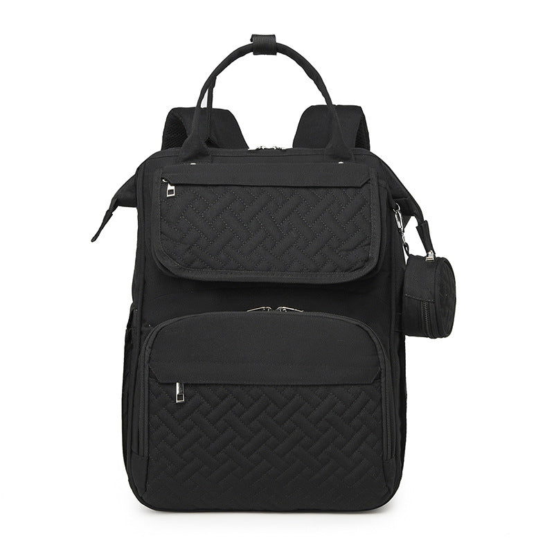 Multi-Functional Quilted Diaper and Travel Backpack Kalsten