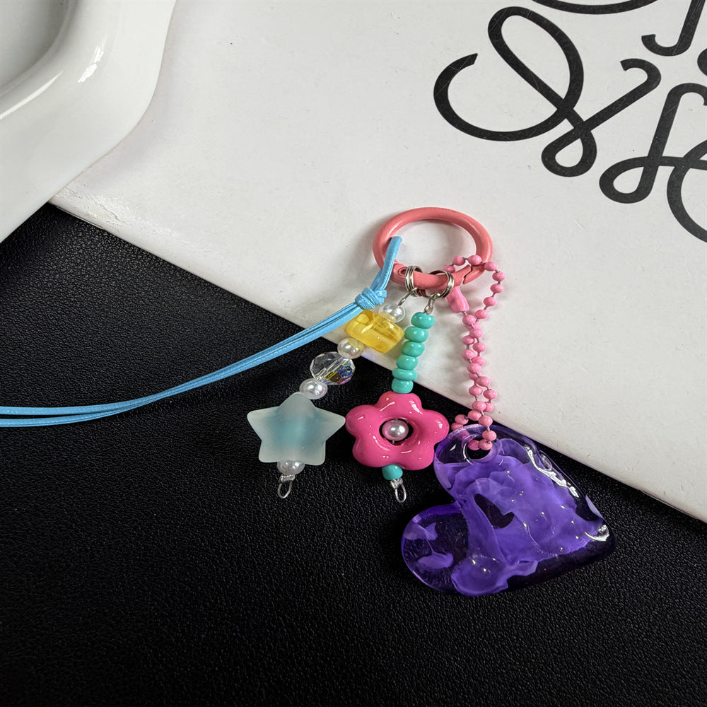 Trendy Beaded Charm Keychain Kalsten