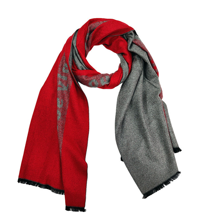 Women's Elegant and Warm Scarf with Modern Check Pattern Kalsten