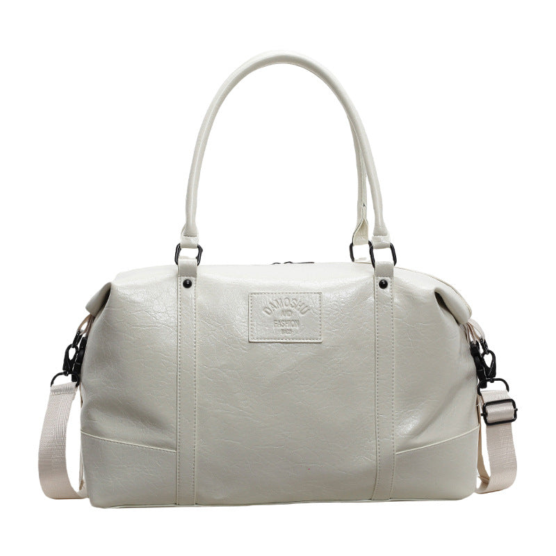 Leather Travel Duffle Bag