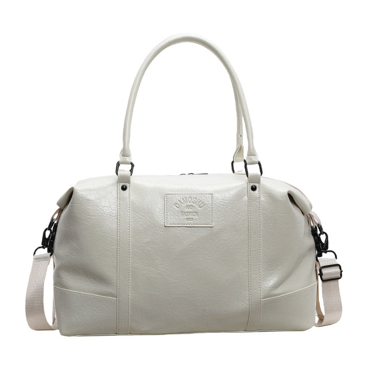 Leather Travel Duffle Bag