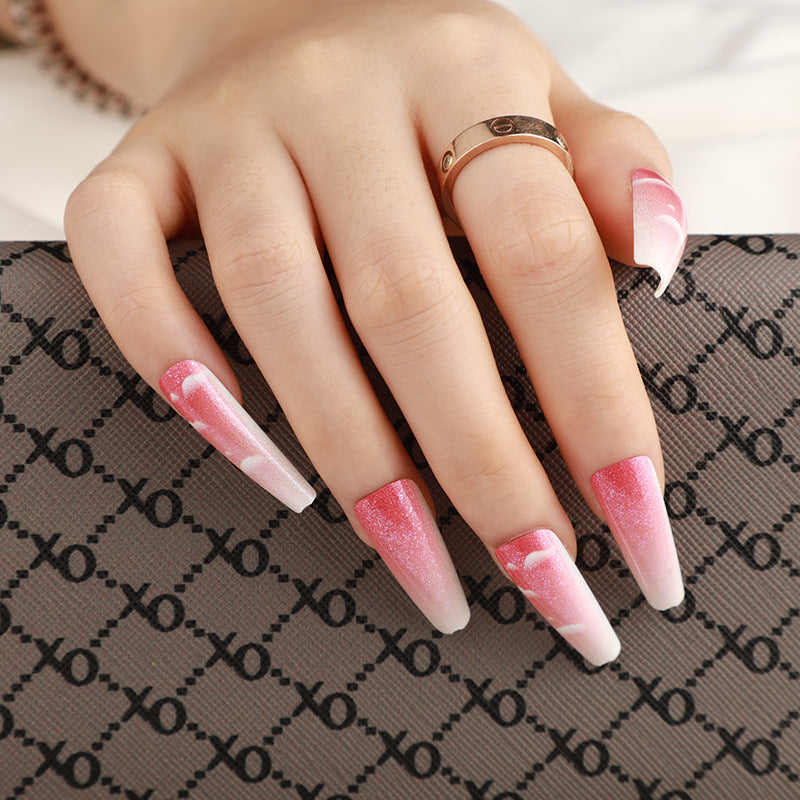 Stylish rose pattern artificial nails Kalsten