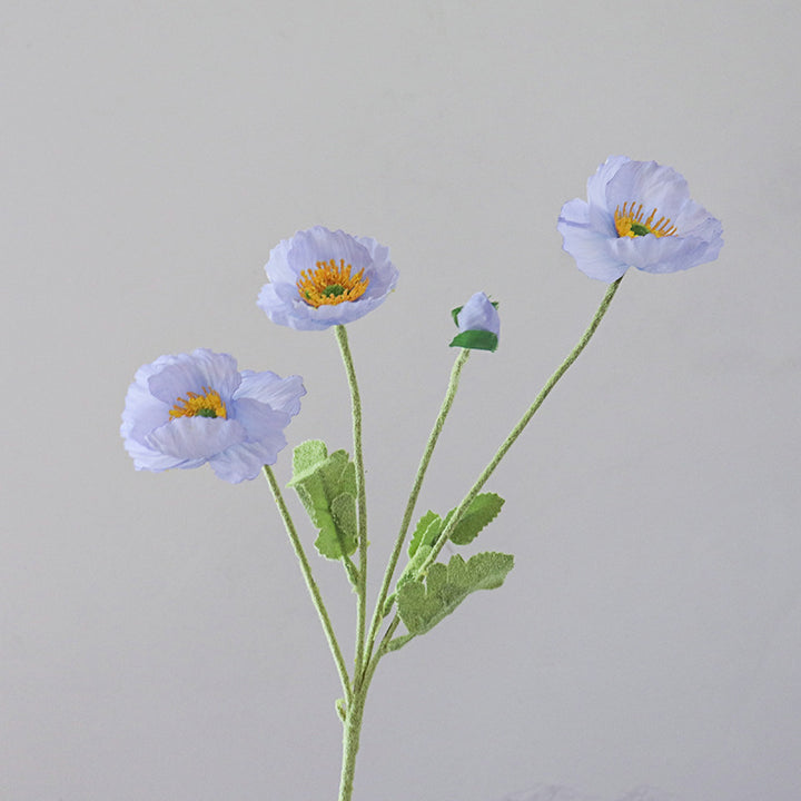 Lifelike Potted Ranunculus Flower Stem