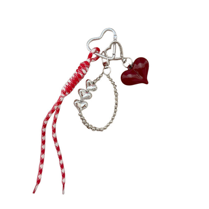 Elegant Heart Charm Keychain Kalsten