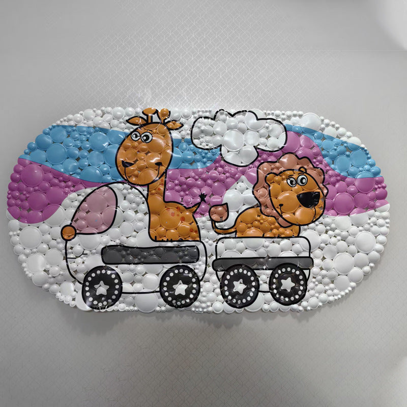 Coastal-Themed Memory Foam Bath Mat Kalsten