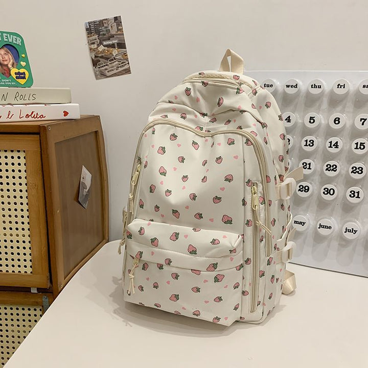 Flower-embellished Backpack Kalsten