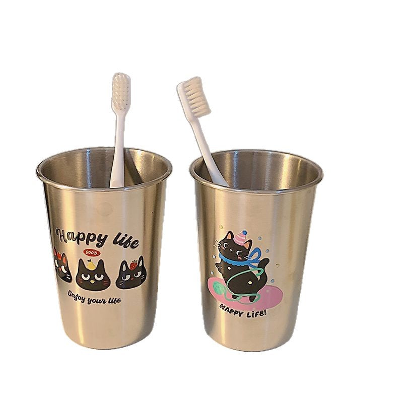 Stainless Steel Toothbrush Holder with Playful Animal Design Kalsten