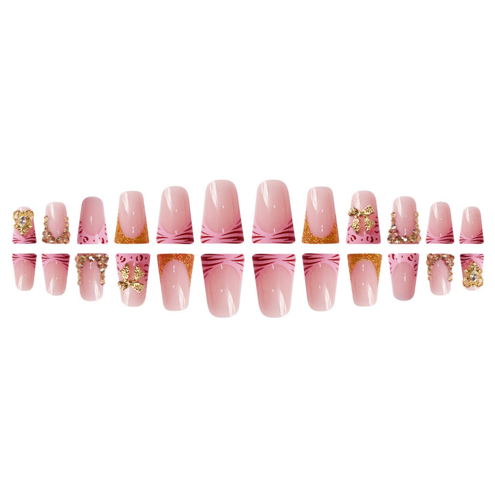 Artistic Jewel-Embellished Nail Extensions Kalsten