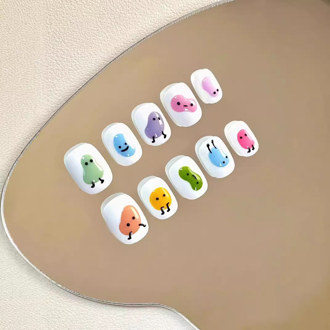 Fun Cartoon-Themed Press-On Nail Set Kalsten
