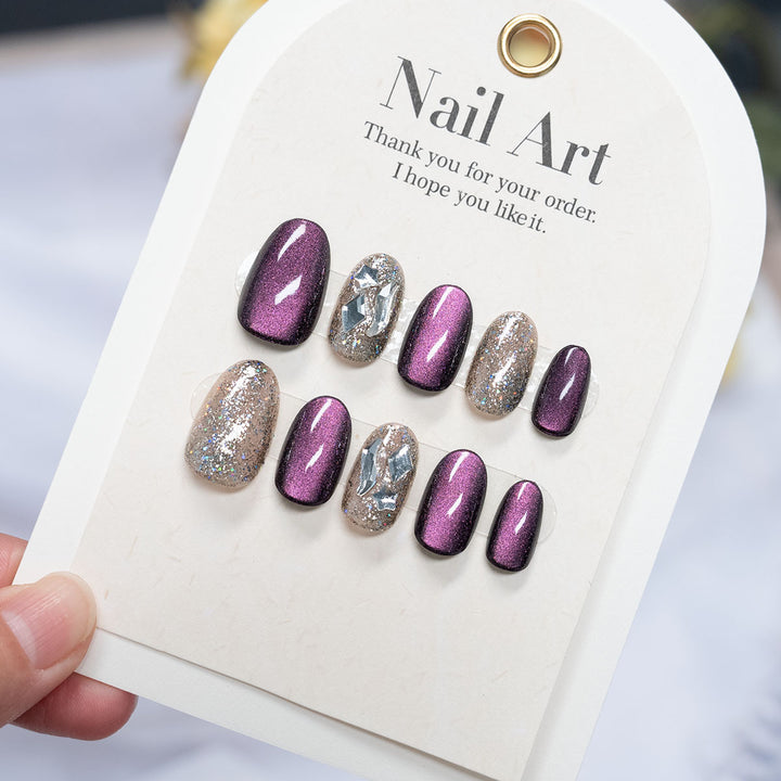 High Shine Press-On Nail Art