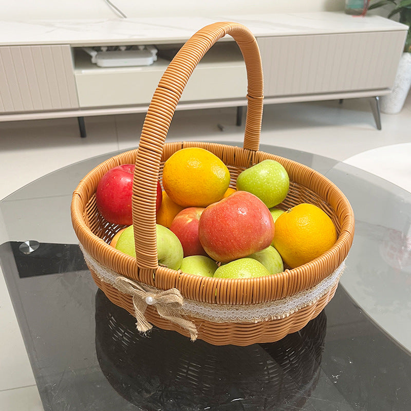 Handcrafted Decorative Wicker Basket Kalsten