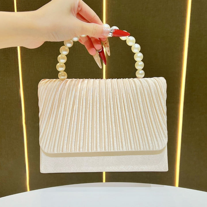 Pleated Elegant Evening Handbag