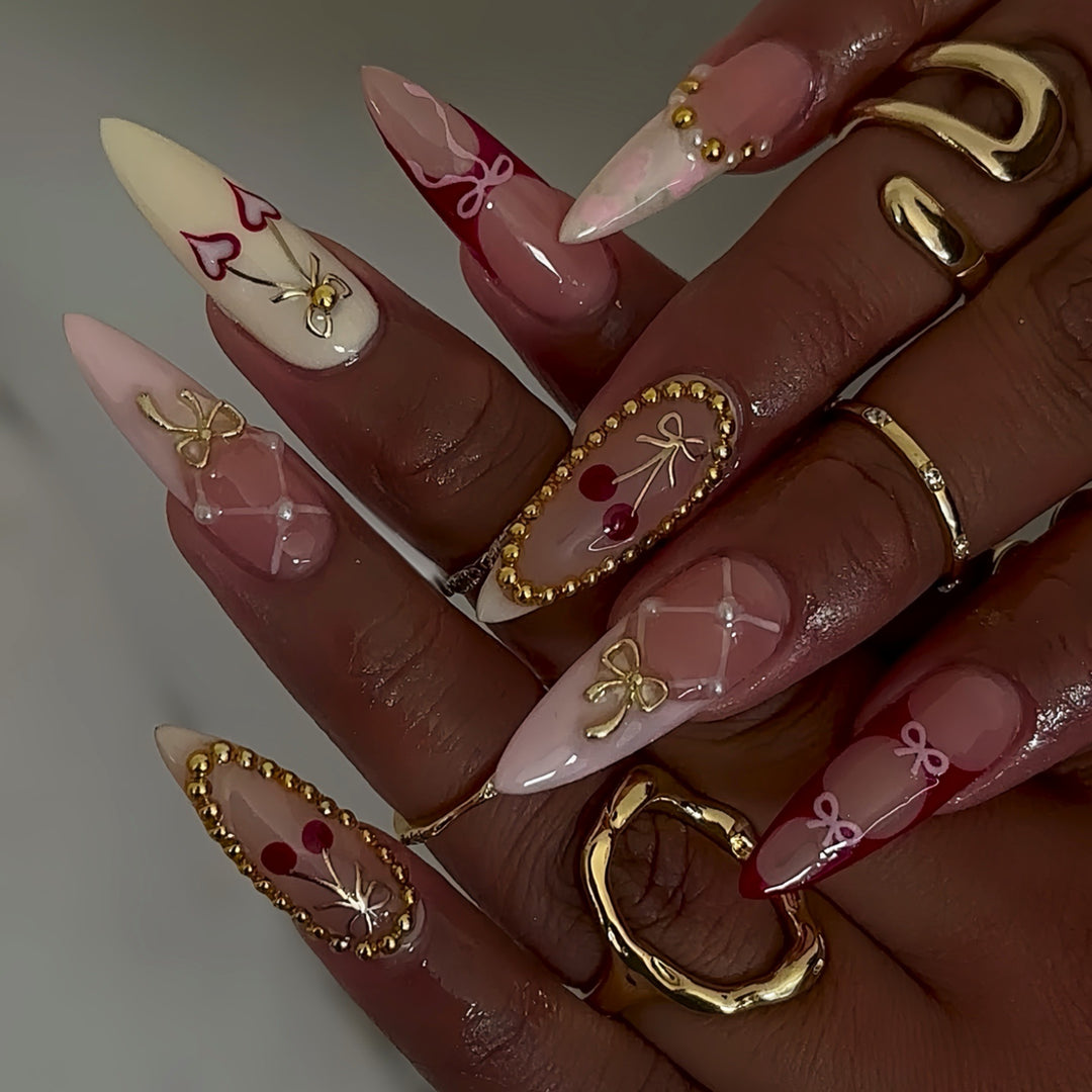 Decorative Glam Nail Art Extensions Kalsten