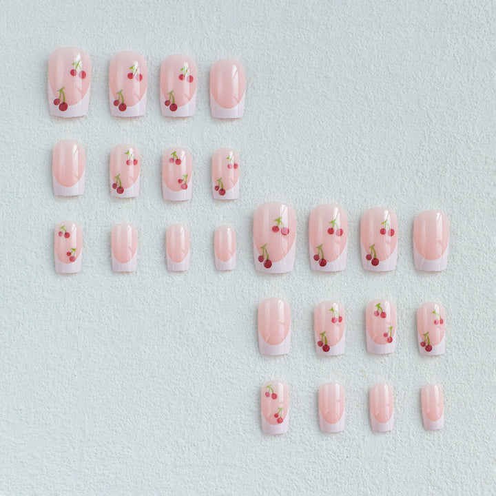 Cherry Blossom French Tip Nail Art Kit