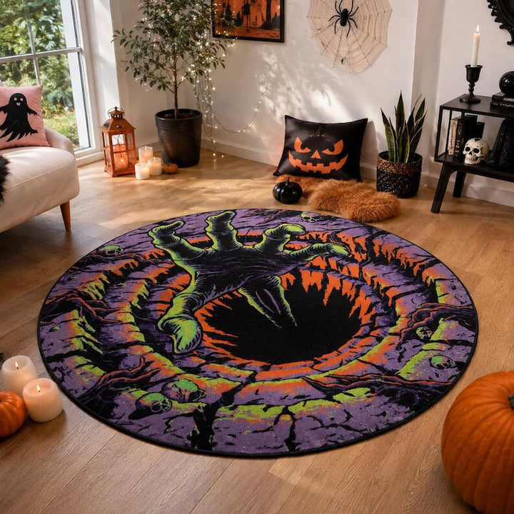 Horror Round Area Rug