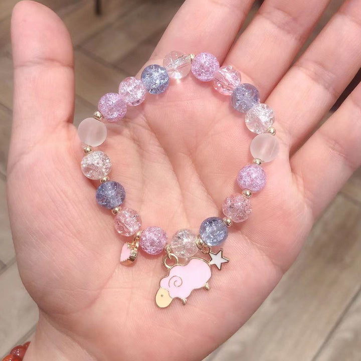 Whimsical Beaded Charm Bracelet Kalsten