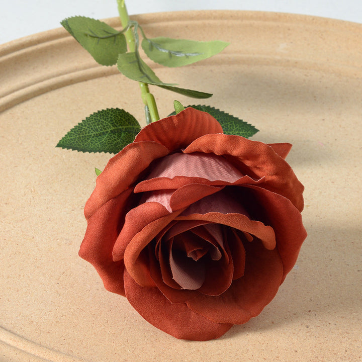 Artificial Silk Rose Stem