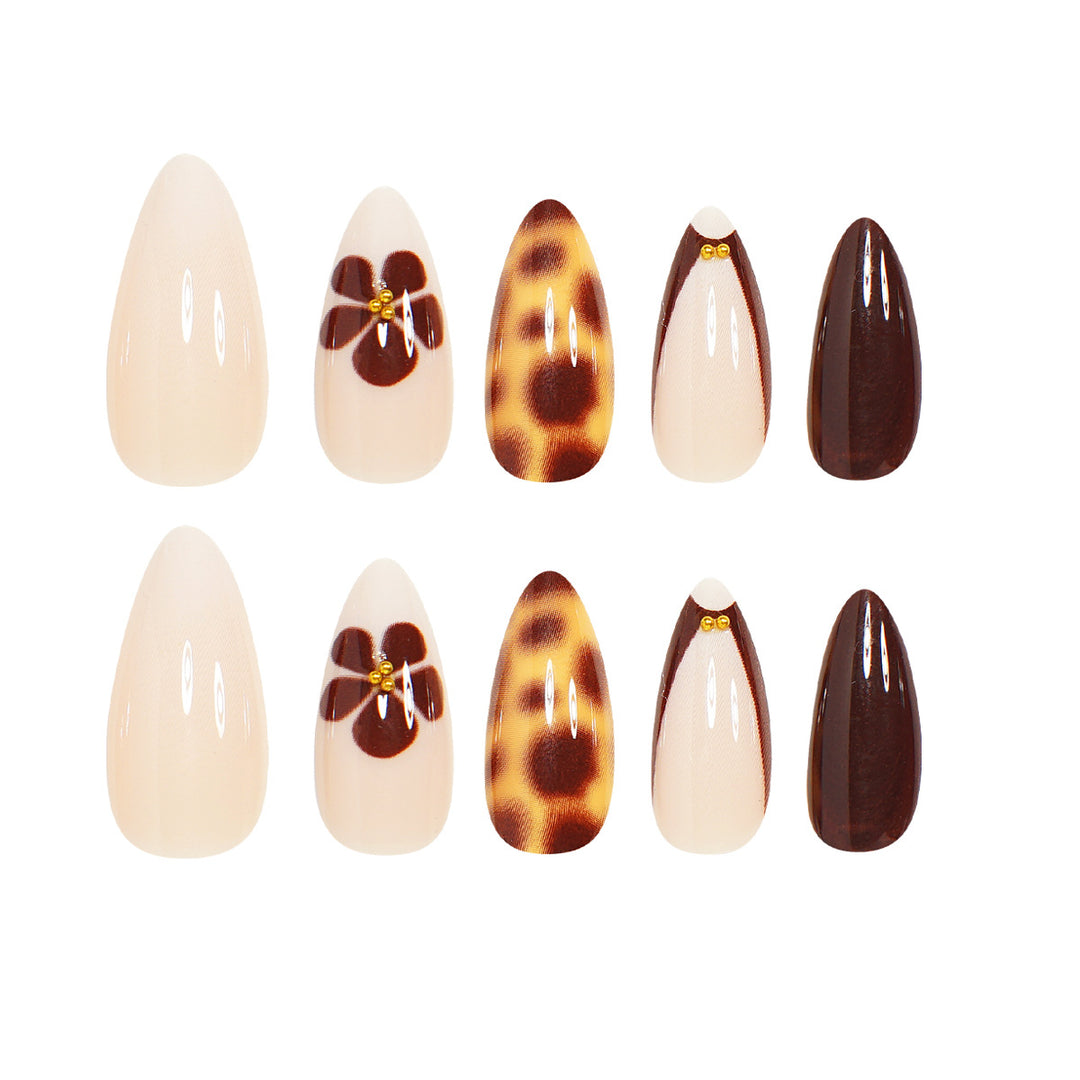 Elegant Stiletto Press-On Nail Art Set Kalsten