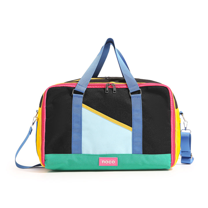 Color-Blocked Multi-Purpose Weekender Duffle
