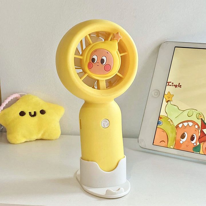 Portable Personal Fan with Funny Character Design Kalsten