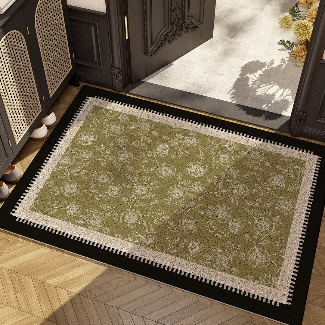 Floral Pattern Area Rug Kalsten