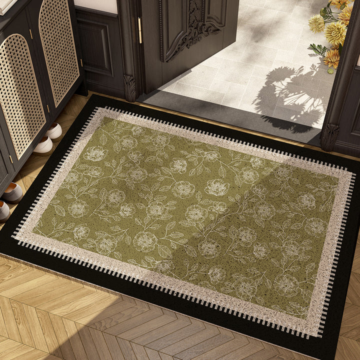 Floral Pattern Area Rug Kalsten