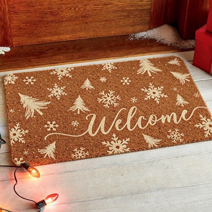 Festive Holiday Welcome Mat Kalsten