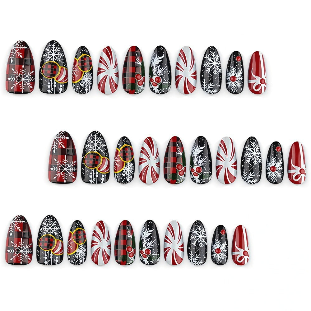 Christmas Art Nails in Festive Design Kalsten