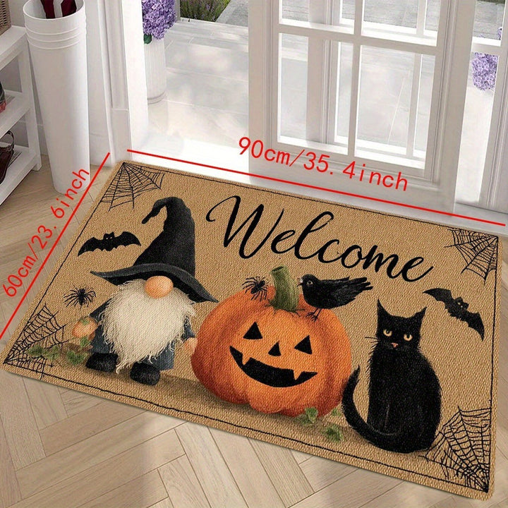 Floral Themed Welcome Mat Kalsten