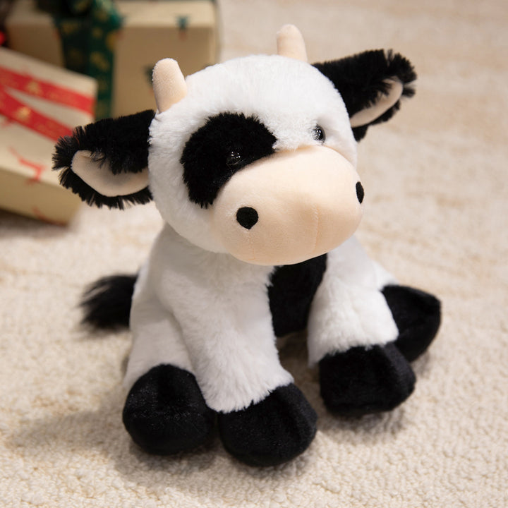 Premium Plush Lamb Comforter Stuffed Toy with Soft Faux-Fur and Embroidered Features Kalsten