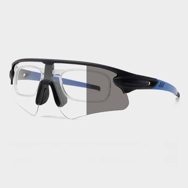 Unisex sporty high-performance sunglasses with aerodynamic design and adjustable nose pad Kalsten