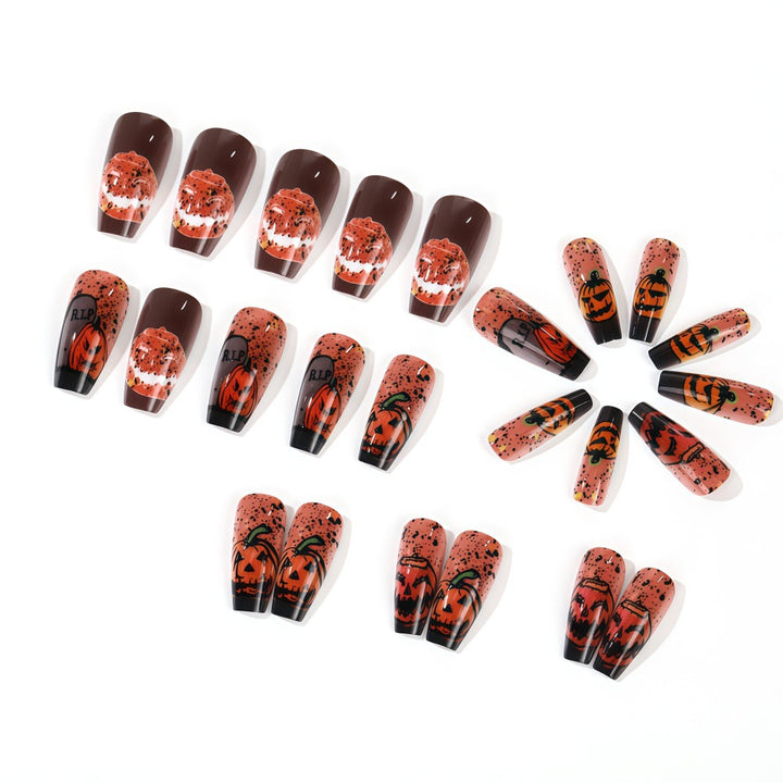 Halloween-themed artificial nails Kalsten