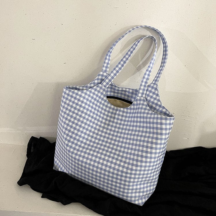 Checkered Gingham Tote Bag